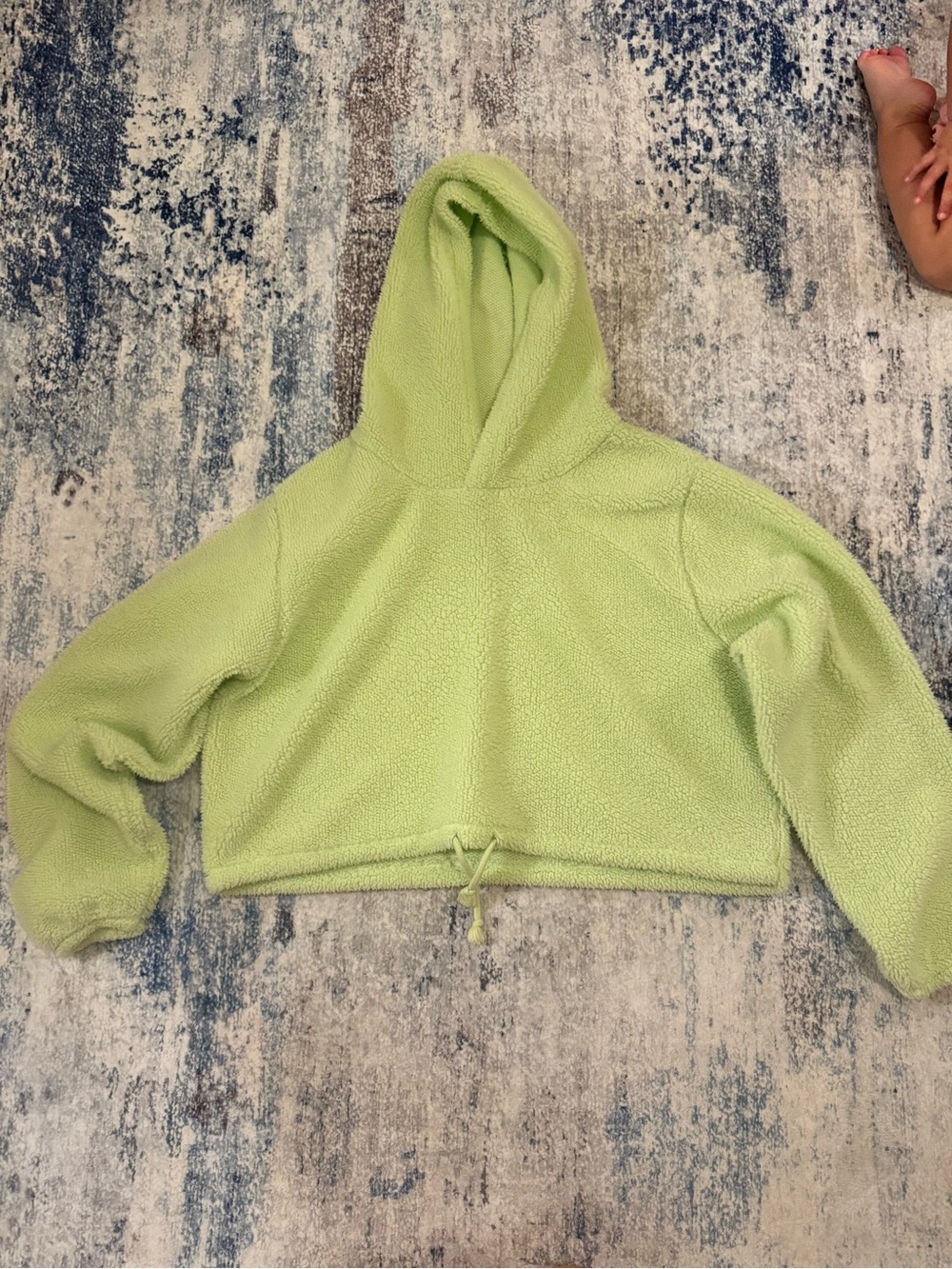 wild fable Lime Green Sherpa Hoodie